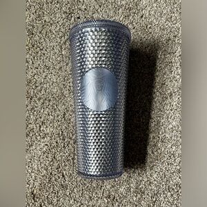 Starbucks silver studded tumbler *NO STRAW*
